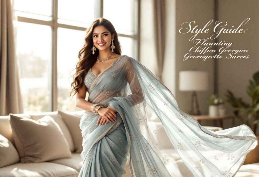 Pure Chiffon Georgette Sarees