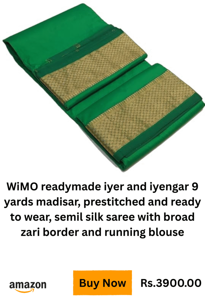 madisar saree green