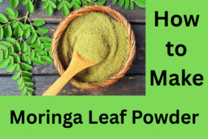 how to make moringa leaf powder