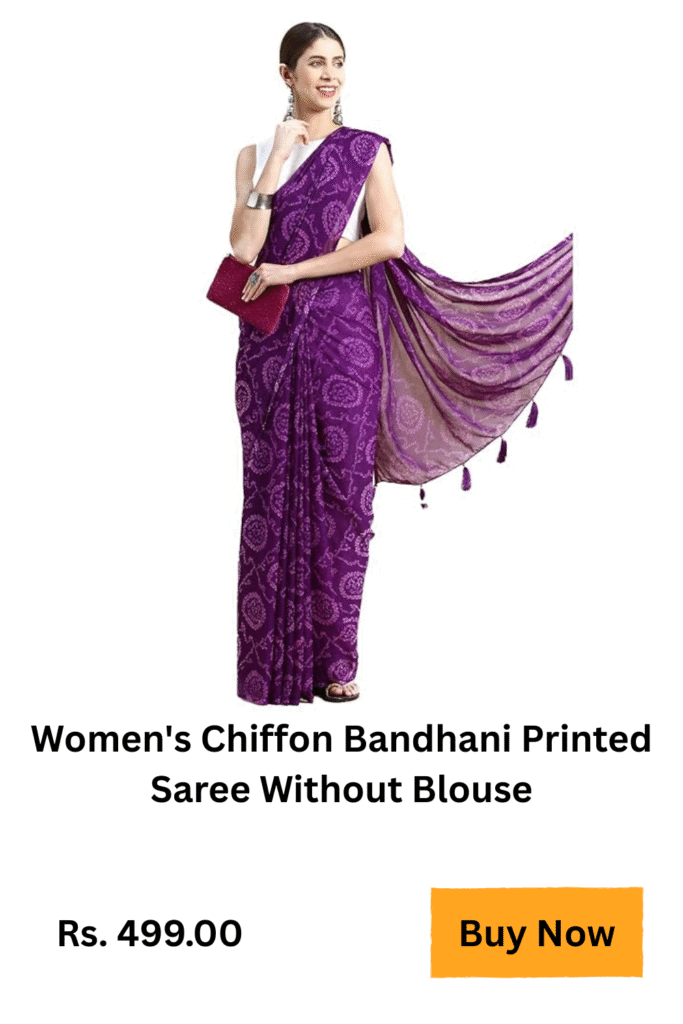 chiffon saree