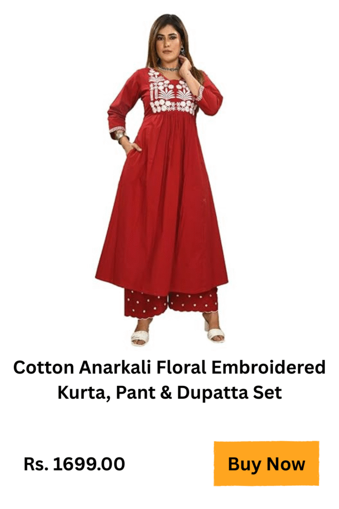 embroidered anarkali kurta