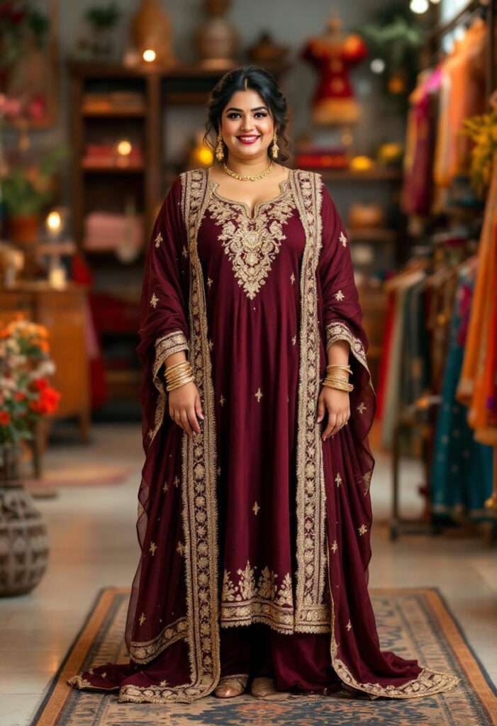 outfit for fuller size body type