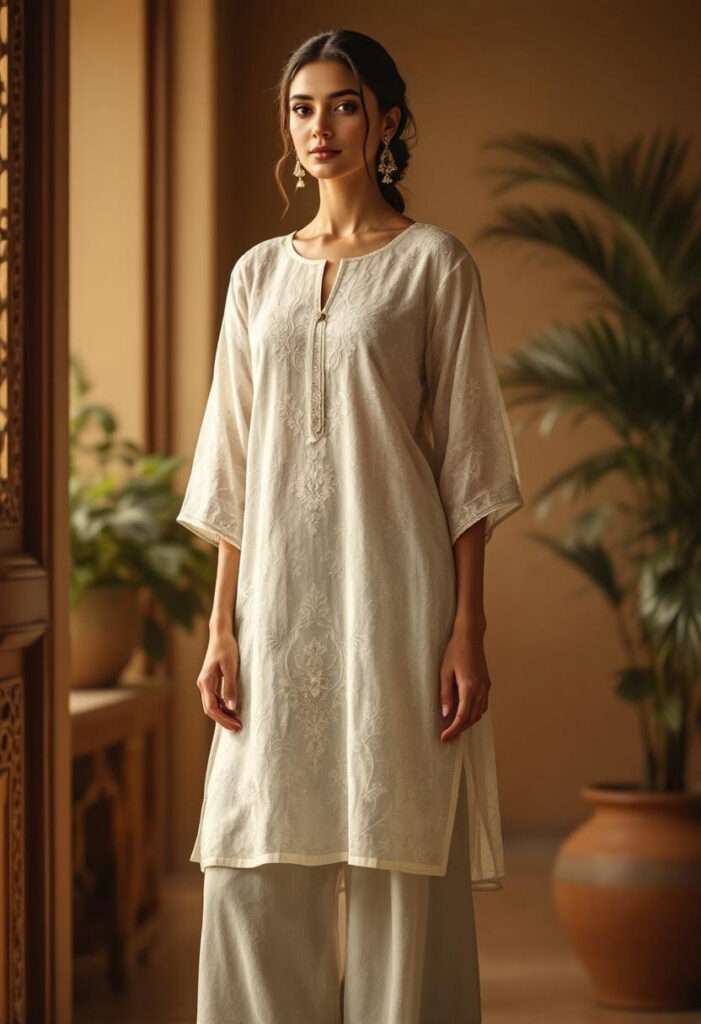 everyday chikankari kurta