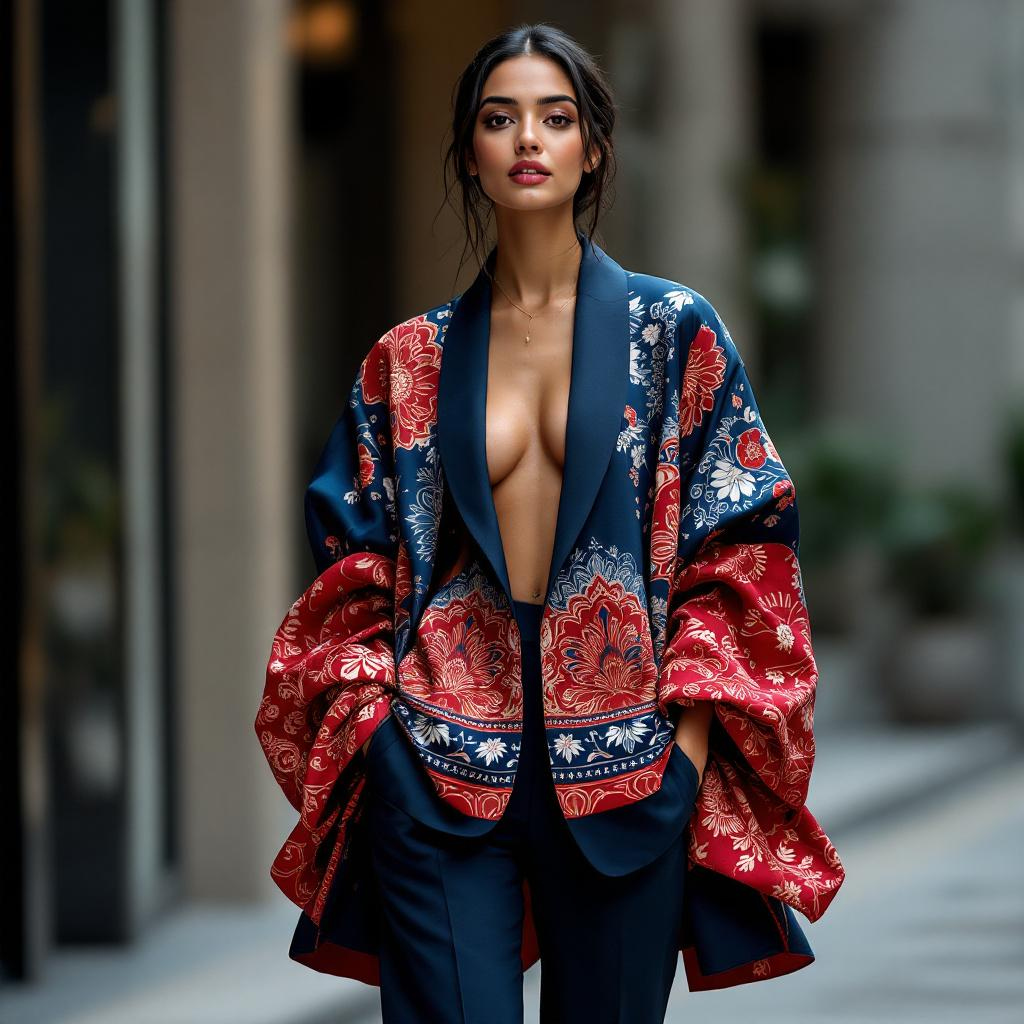 kimono wear by indian girl